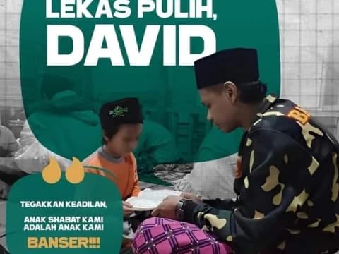 Siapkan Tim Kuasa Hukum, LBH Ansor Harap Penyidik Profesional Tangani Kasus Penganiayaan David