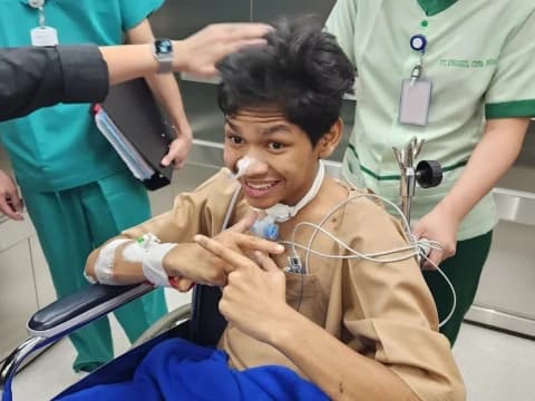 Akibat Cedera Otak, David Harus Belajar Jalan seperti Bayi