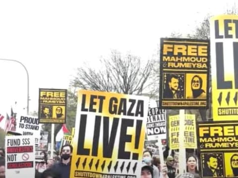Ribuan Massa Padati Washington DC, Tuntut Stop Genosida di Gaza dan Embargo Senjata