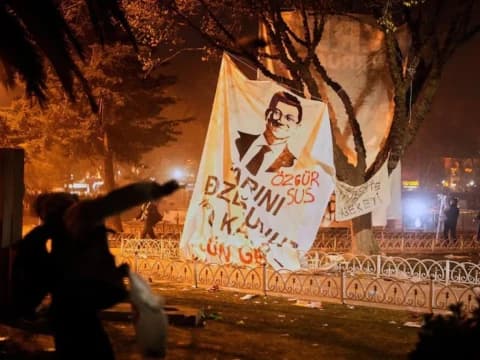 Demonstrasi Besar di Turki Buntut Penahanan Wali Kota Istanbul, Ribuan Orang Ditangkap