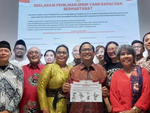 Diaspora Indonesia di Jerman Deklarasikan Pemilu 2024 Damai Bermartabat