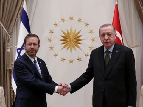 Bersejarah, Erdogan Bertemu Presiden Israel