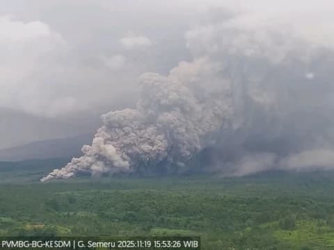 Erupsi Semeru, DPR Serukan Semua Pihak Utamakan Keselamatan dan Evakuasi Warga