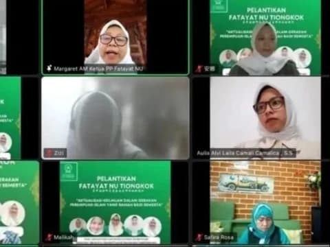 Lantik Fatayat NU Tiongkok, Ketum Fatayat Ajak Kader Maju Bersama Bangun Perdaban Dunia
