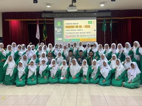 Semarak Harlah Ke-75, Fatayat NU Taiwan Gelar Seminar, Senam Bersama Hingga Halal Bihalal