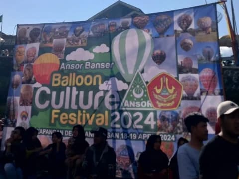 Kemeriahan Ansor Ballon Culture Festival Wonosobo 2024