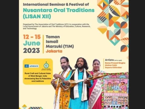 Festival Tradisi Lisan Nusantara Hadirkan Partisipan dari Sejumlah Negara