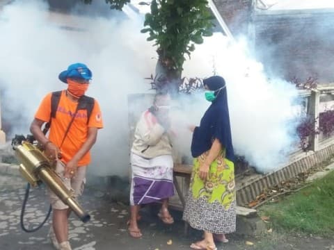 LPBINU Mojokerto Rutin Berantas Chikungunya dan DBD di Beberapa Kecamatan