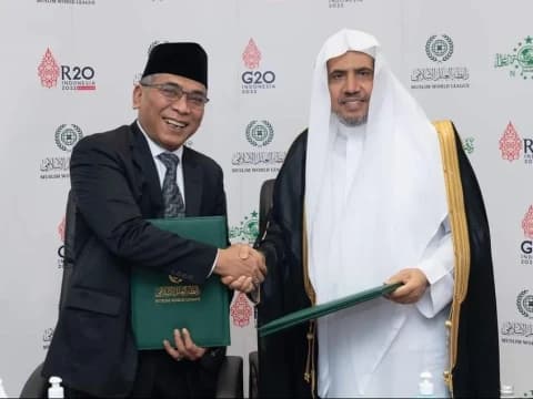 Liga Muslim Dunia Resmi Jadi Mitra PBNU di Forum R20