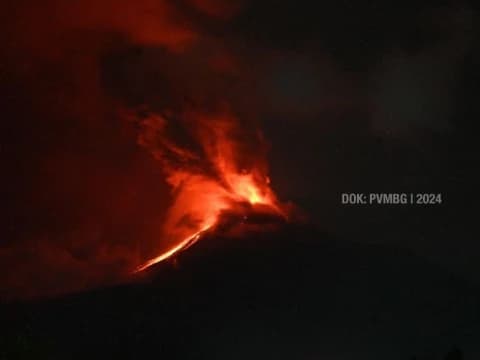 Gunung Lewotobi Laki-laki di Flores Naik Status Jadi Awas, Ini Imbauan bagi Masyarakat Sekitar