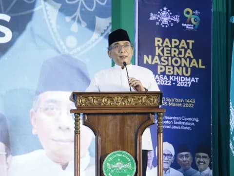 Di Pesantren Cipasung, Ketum PBNU Tegaskan Visi Menghidupkan Gus Dur
