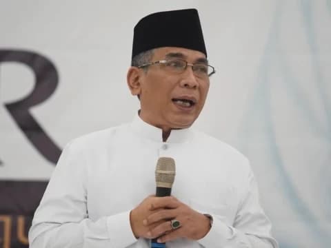 Ketua Umum PBNU Gus Yahya Nyoblos di Rembang