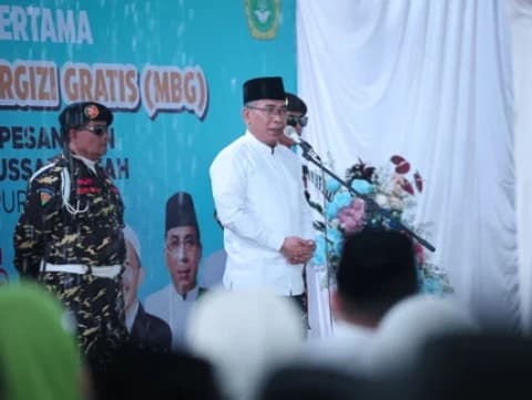Gus Yahya Resmikan Pembangunan Dapur MBG di Pesantren Al-Hikamussalafiyah Purwakarta