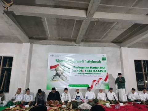 Peringatan Harlah Ke-101 NU di Bali Doakan Kelancaran Pemilu 2024