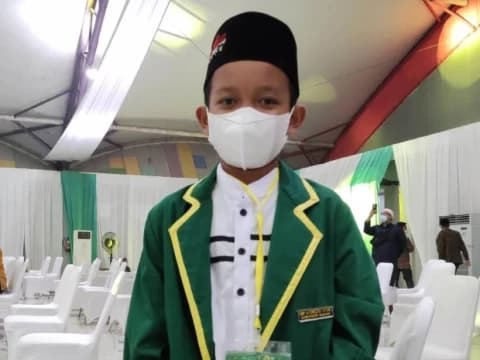 Bocah 11 Tahun Ini jadi Peserta Termuda Harlah NU di Palembang