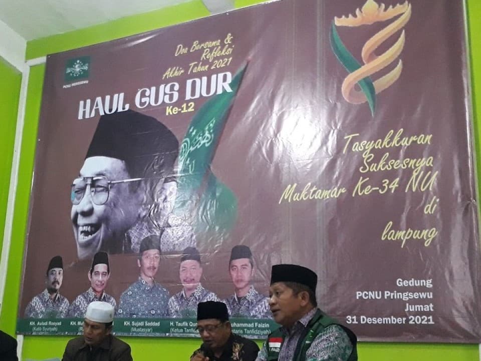 Istighotsah KH Hasyim Asy’ari Warnai Haul Gus Dur di Pringsewu, Begini Cara Membacanya