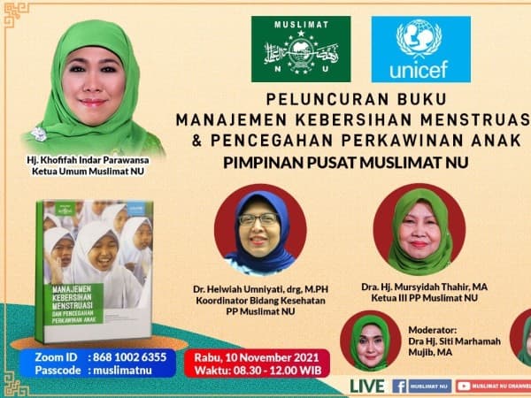 Ikhtiar Cegah Perkawinan Anak, Muslimat NU dan UNICEF Luncurkan Buku