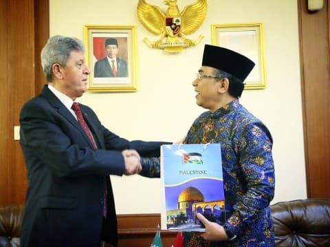 Kunjungi PBNU, Dubes Palestina Ingin Perkuat Hubungan dengan NU 