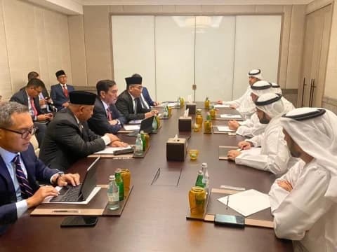 Kunjungi Abu Dhabi, Ketum PBNU Bahas Kerja Sama Bidang Pendidikan