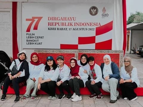 Merayakan HUT RI di Maroko: Gerak Jalan Santai hingga Beragam Jenis Lomba