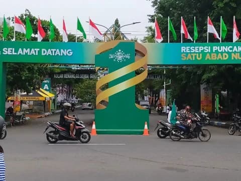 Kegiatan Belajar Mengajar di Sidoarjo Dilakukan secara Daring saat Perayaan Puncak 1 Abad NU