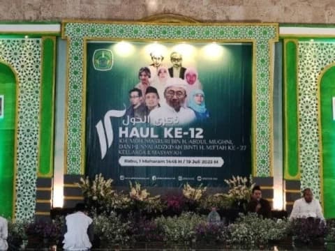 Ribuan Jamaah Hadiri Haul Ke-12 KH Masruri Abdul Mughni di Pesantren Al-Hikmah 2 Brebes
