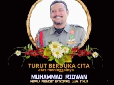 Innalillahi, Kasat Provost Banser Jatim M Ridwan Wafat