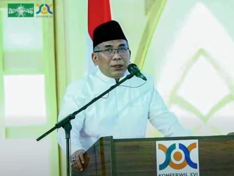 Gus Yahya Jelaskan Fungsi Perkum Bahtsul Masail Hasil Konbes NU 2024