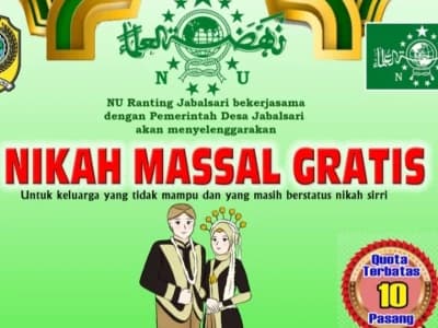 Bantu Pasangan Kurang Mampu dan Masih Berstatus Siri, NU di Tulungagung Jatim Gelar Nikah Gratis