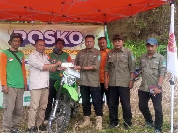 LPBI PWNU Jateng Terjunkan Tim Bantu Korban Bencana Tanah Gerak di Brebes