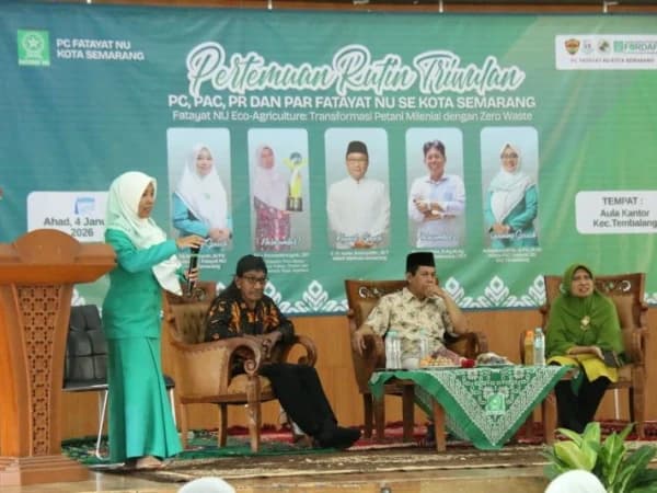 Fatayat NU Semarang Dorong Pemberdayaan Perempuan Lewat Urban Farming dan Bank Sampah