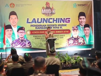 Banser Jatim Dirikan 500 Posko Mudik Lebaran 2025