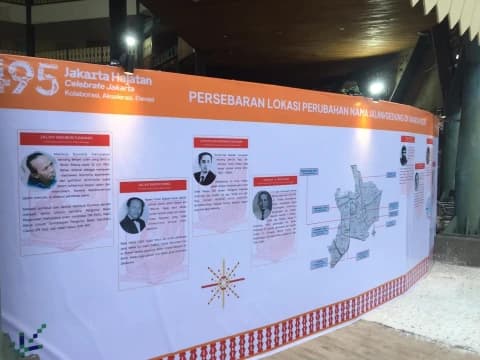 H Mahbub Djunaidi Jadi Nama Jalan di Kawasan Kebon Sirih Jakarta