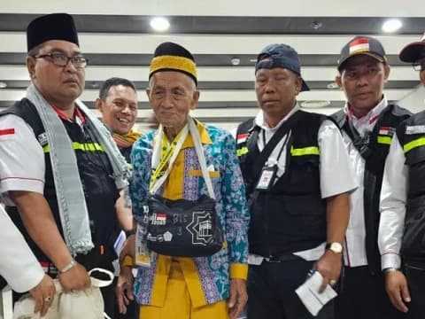 Mbah Harun, Jamaah Haji Tertua Berumur 119 Tahun Tiba di Madinah