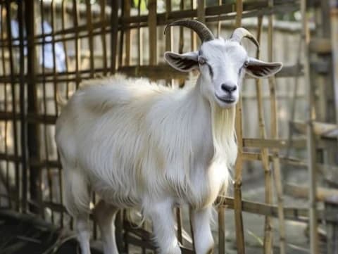 Kambing Jantan Bergigi Poel