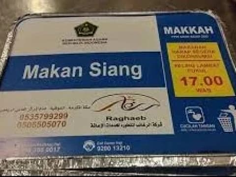 Distribusi Sulit, Layanan Katering di Makkah Berhenti di 3 Hari Berikut