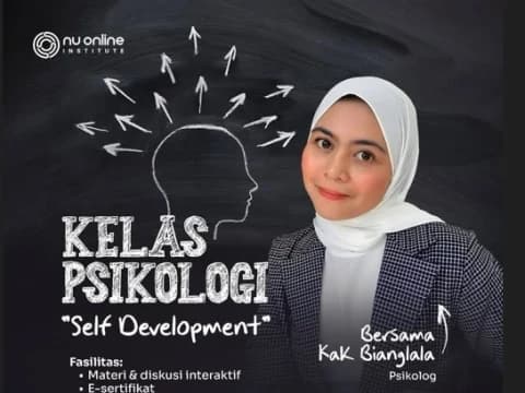 NU Online Institute Buka Kelas Psikologi untuk Remaja Akhir hingga Dewasa Awal