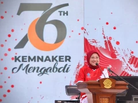 Dirgahayu ke-76 Tahun, Kemnaker Miliki Tantangan Wujudkan Indonesia Maju 2045