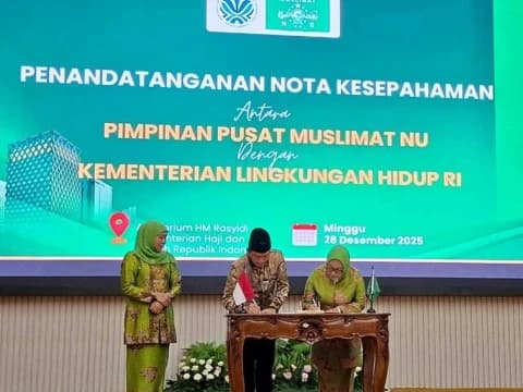 Muslimat NU dan Kementerian Lingkungan Hidup Jalin Kerja Sama Penguatan Kesadaran Lingkungan