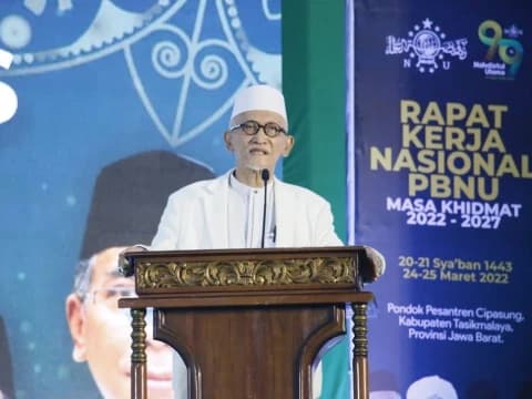 Buka Rakernas PBNU, Rais 'Aam Tekankan Karya Nyata dan Tak Tertipu Kebesaran Organisasi