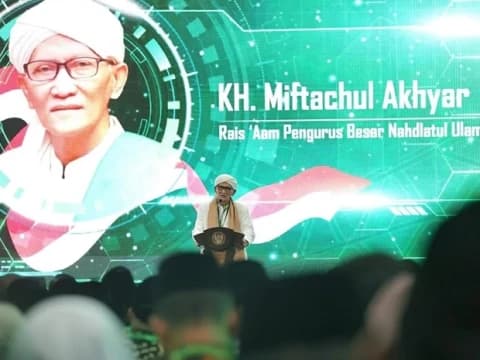 Taujihat Rais Aam PBNU KH Miftachul Akhyar pada Harlah Ke-101 NU di Yogyakarta