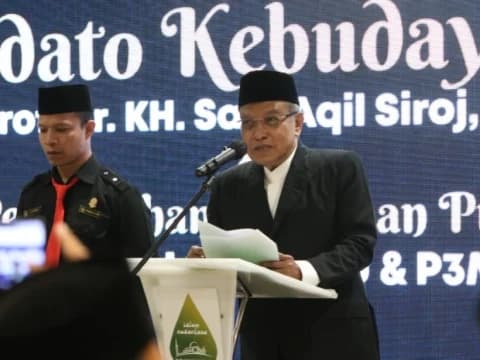Pidato Kebudayaan, Kiai Said: Indonesia Harus jadi Penyangga Peradaban Dunia