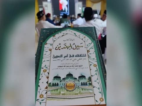 Ketika Qari Luar Negeri Terima Kitab Sabilal Muhtadin Karya Syekh Arsyad Al-Banjari