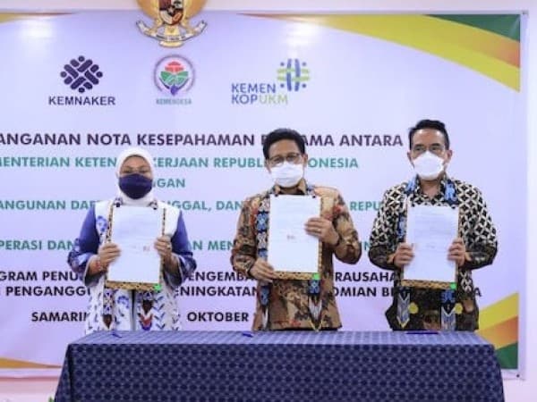 Gandeng 2 Kementerian, Menaker: Tujuan Bersama Mengurangi Pengangguran