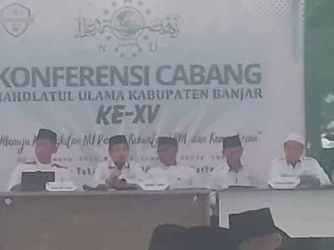 Hasil Konfercab Ke-15, KH Muhammad Husien dan Ustadz Nuryadi Baseri Kembali Nahkodai PCNU Banjar Kalsel