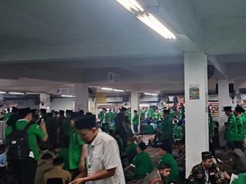 Jelang Pembukaan Kongres XVI, Ribuan Kader GP Ansor Padati Pelabuhan Tanjung Priok
