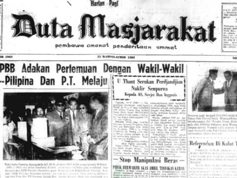 Riwayat Koran Duta Masyarakat: Media Terbesar NU Tahun 1960-an