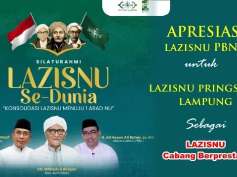 LAZISNU Pringsewu Raih Apresiasi Cabang Berprestasi dari PBNU