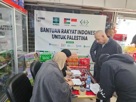 Penjaga Masjid Al-Aqsa Palestina Terima Bantuan Kemanusiaan dari NU Care-LAZISNU