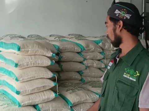 Semester Pertama 2022, LAZISNU Pringsewu Salurkan 12 Ton Beras untuk Guru Ngaji